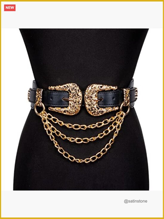 Pearl Belt Elastic Waist Chain Belt Dress Jeans Bridal Beach Party main image 4